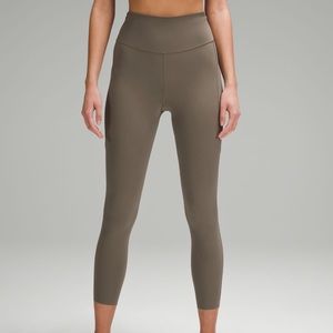 Lululemon Fast and Free High-Rise Tight 25” Pockets in Nomad